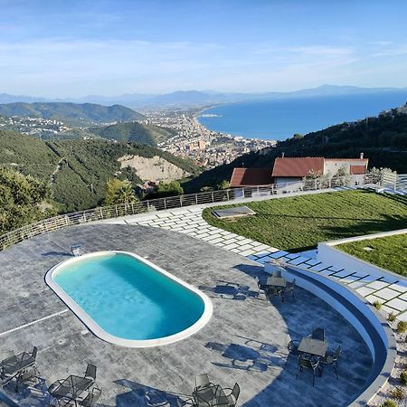 Tenuta Croce Appartamento Karol-Piscina-Vista Mare Salerno Buitenkant foto